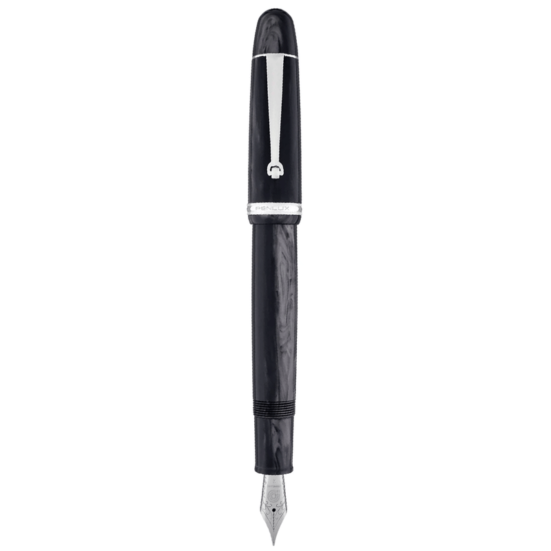 PENLUX, Fountain Pen - MASTERPIECE GRANDE WAVE BLACK.
