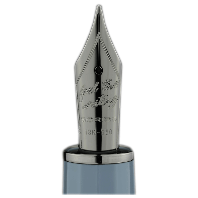 SCRIBO, Fountain Pen - FEEL 18K GREY BLUE.