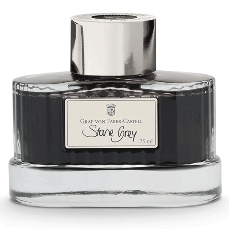 FABER CASTELL, Ink Bottle - GVFC STONE GREY (75mL).