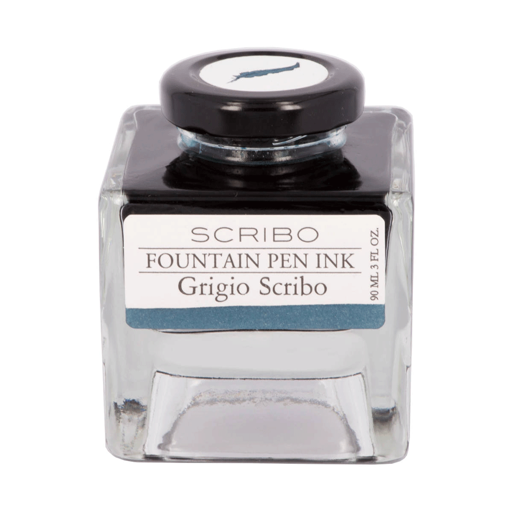 SCRIBO, Ink Bottle - GRIGIO SCRIBO (90ML). — SWASTIK penn