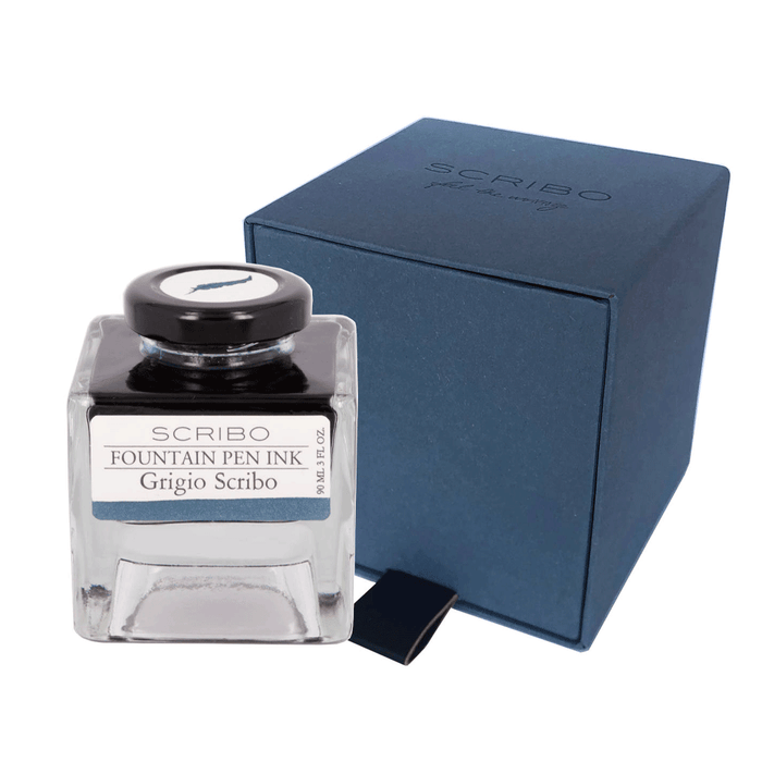 SCRIBO, Ink Bottle - GRIGIO SCRIBO (90ML). — SWASTIK penn