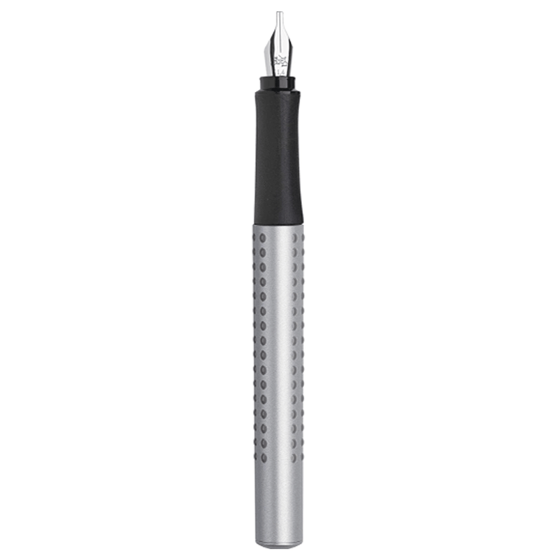 FABER CASTELL, Calligraphy Set Fountain Pen - GRIP 2011 SILVER.