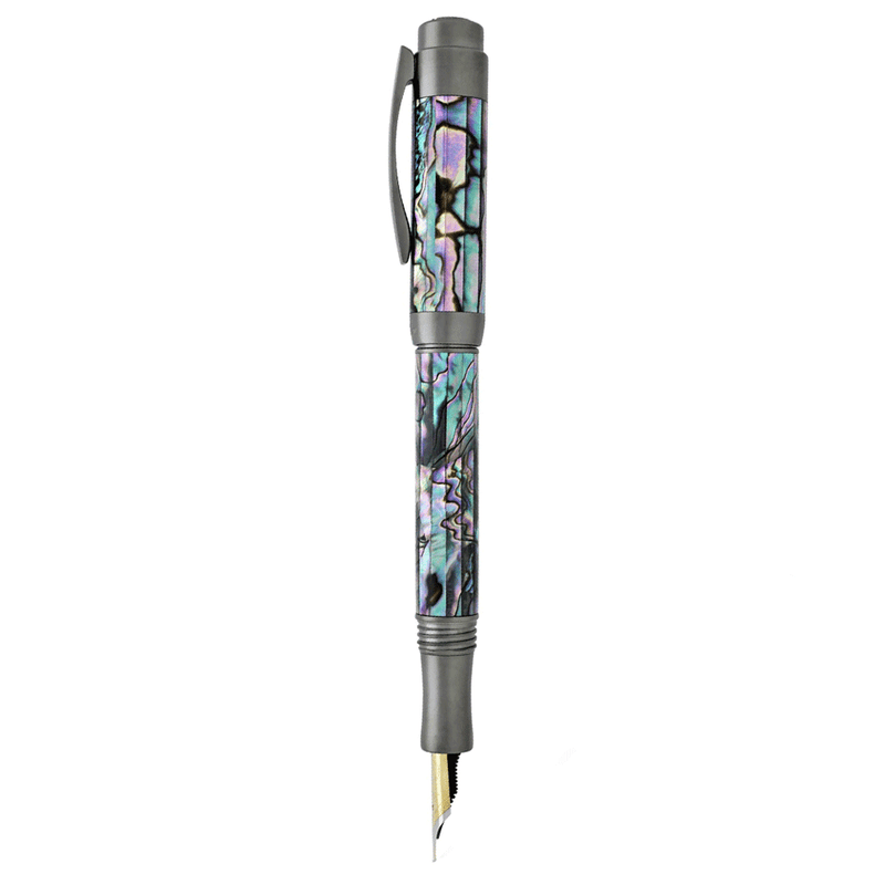 LABAN, Fountain Pen - ABALONE GUN METAL. 2