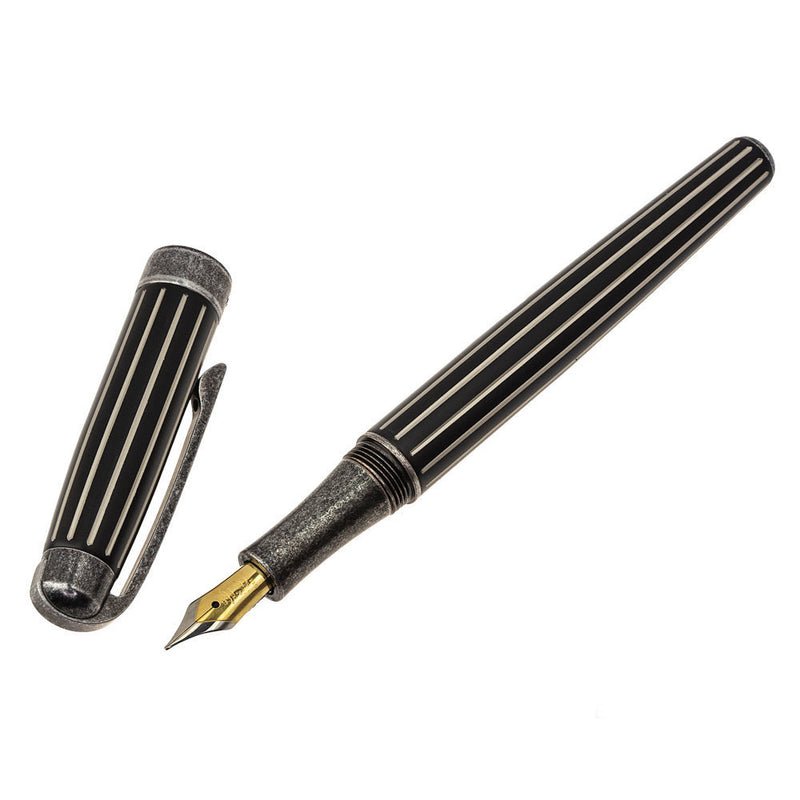 LABAN, Fountain Pen - ANTIQUE'II GUN METAL. 6