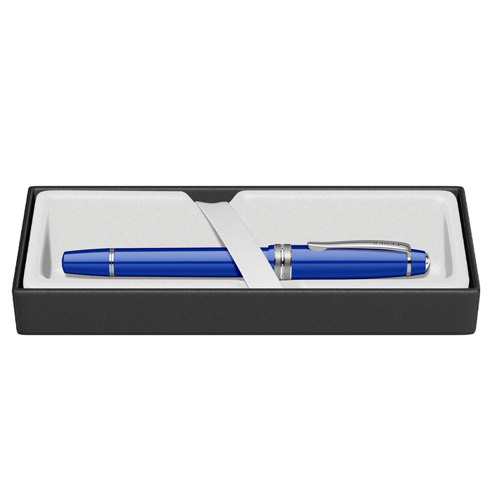 CROSS, Fountain Pen - BAILEY LIGHT Glossy Resin BLUE CT.