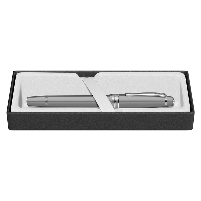 CROSS, Fountain Pen - BAILEY LIGHT Glossy Resin GREY CT.