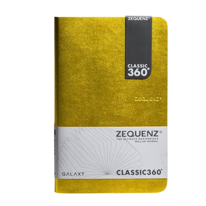 ZEQUENZ, NoteBook - GALAXY SLIM MATT GOLD 