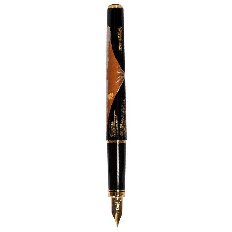 PLATINUM, Fountain Pen - VICOH KANAZAWA Gold Leaf RED MT. FUJI (18K).