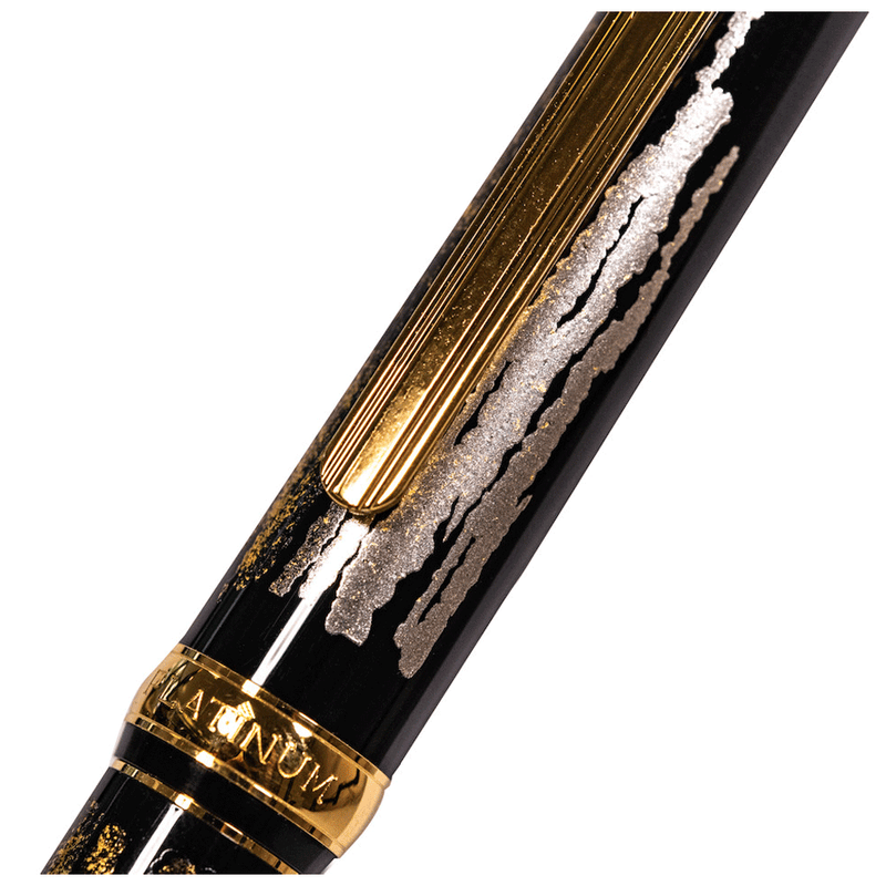 PLATINUM, Fountain Pen - VICOH KANAZAWA Gold Leaf RED MT. FUJI (18K).