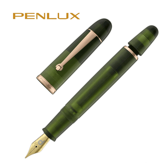 PENLUX, Fountain Pen - MASTERPIECE GRANDE Great Natural RAINFOREST.