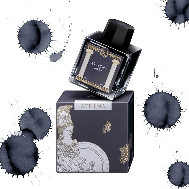 LABAN, Ink Bottle - Greek Mythology II ATHENA GREY.