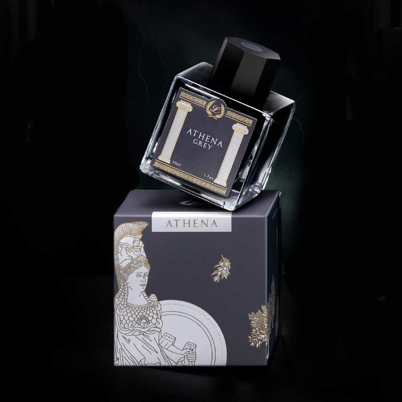 LABAN, Ink Bottle - Greek Mythology II ATHENA GREY.