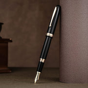 HONGDIAN 1841 Black Fountain Pen with Posted Cap
