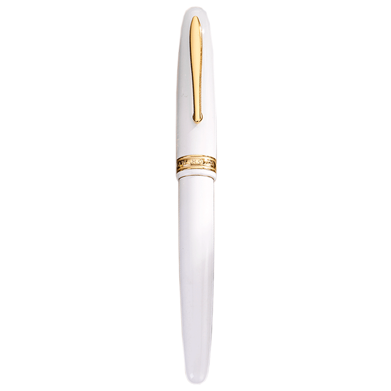 HONGDIAN 1841 White Fountain Pen with Closed Cap
