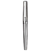 HONGDIAN 1845S Chromium Silver White Fountain Pen with Closed Cap
