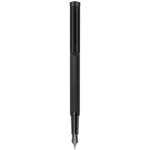 HONGDIAN 1850 Black Fountain Pen with Posted Cap
