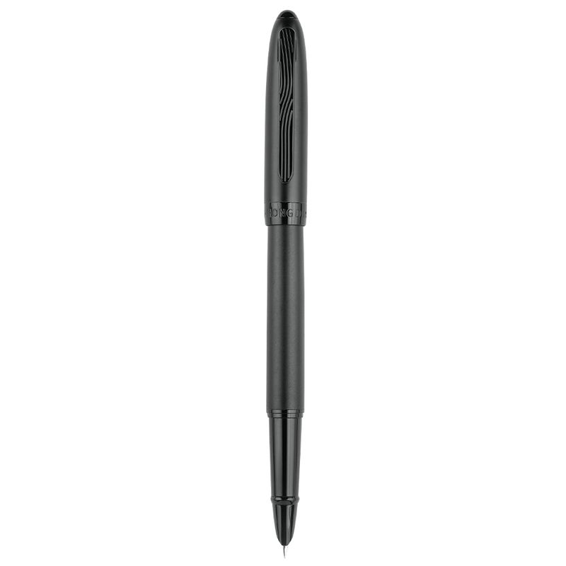 HONGDIAN 321 Black Fountain Pen with Posted Cap
