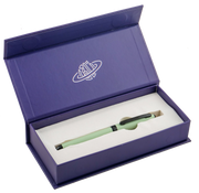 HONGDIAN 321 Light Green Fountain Pen Displayed in Open Gift Box
