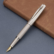 HONGDIAN 6013 Gun Metal Fountain Pen with Posted Cap
