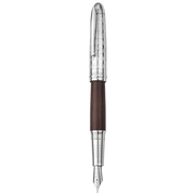HONGDIAN 6016 BROWN Fountain Pen with Posted Cap
