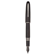 HONGDIAN 660  WOOD BLACK Fountain Pen with Posted Cap
