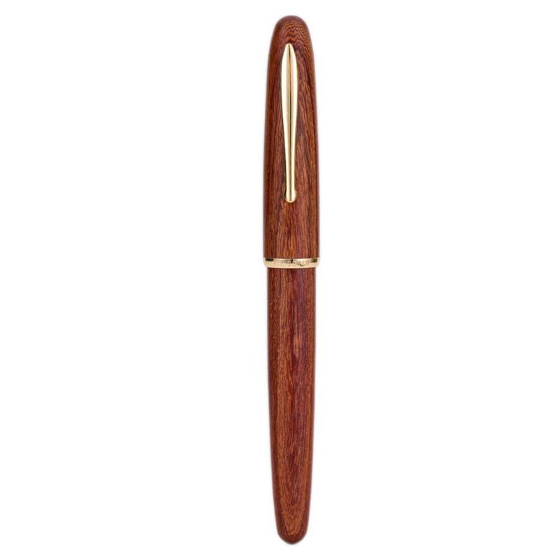 HONGDIAN 660  WOOD BROWN Fountain Pen with Closed Cap

