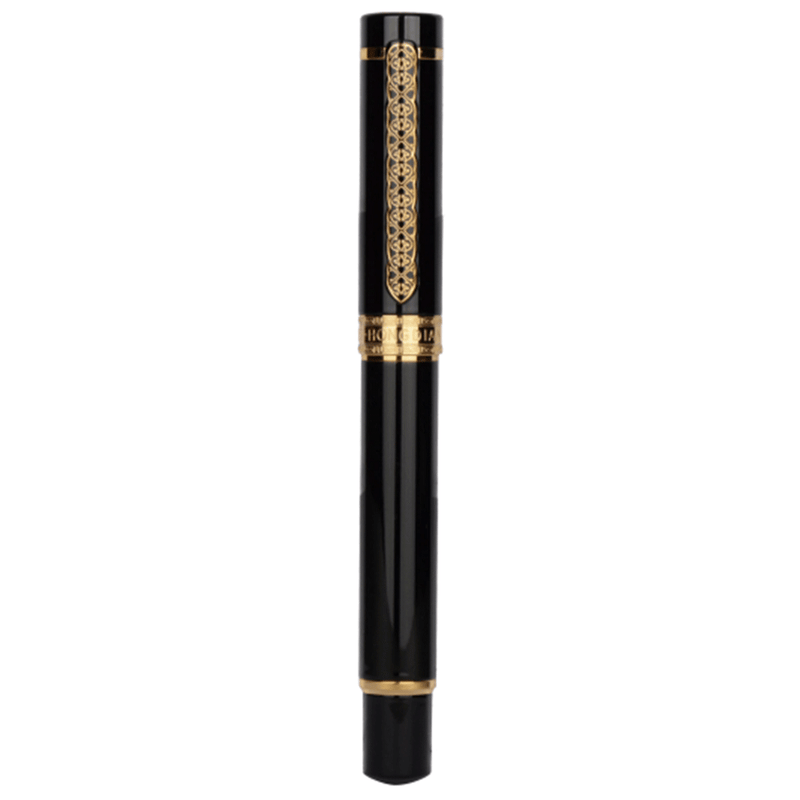 HONGDIAN 8037 Black Fountain Pen with Closed Cap
