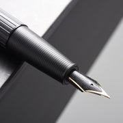 HONGDIAN A3 BLACK Fountain Pen Nib Close Up

