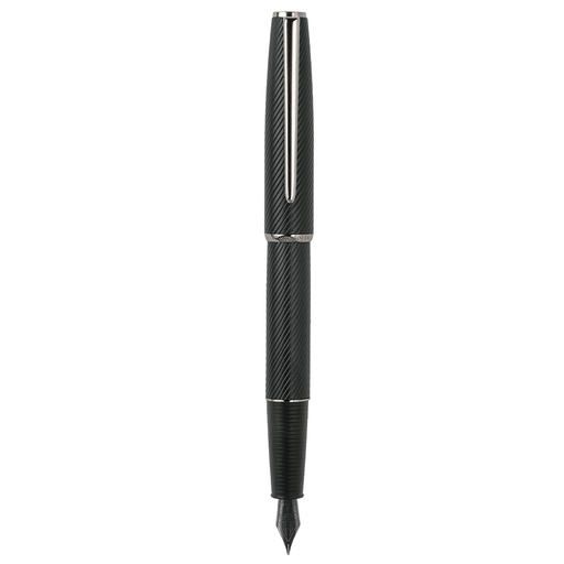 HONGDIAN A3 Meteor Series BLACK Fountain Pen with Posted Cap
