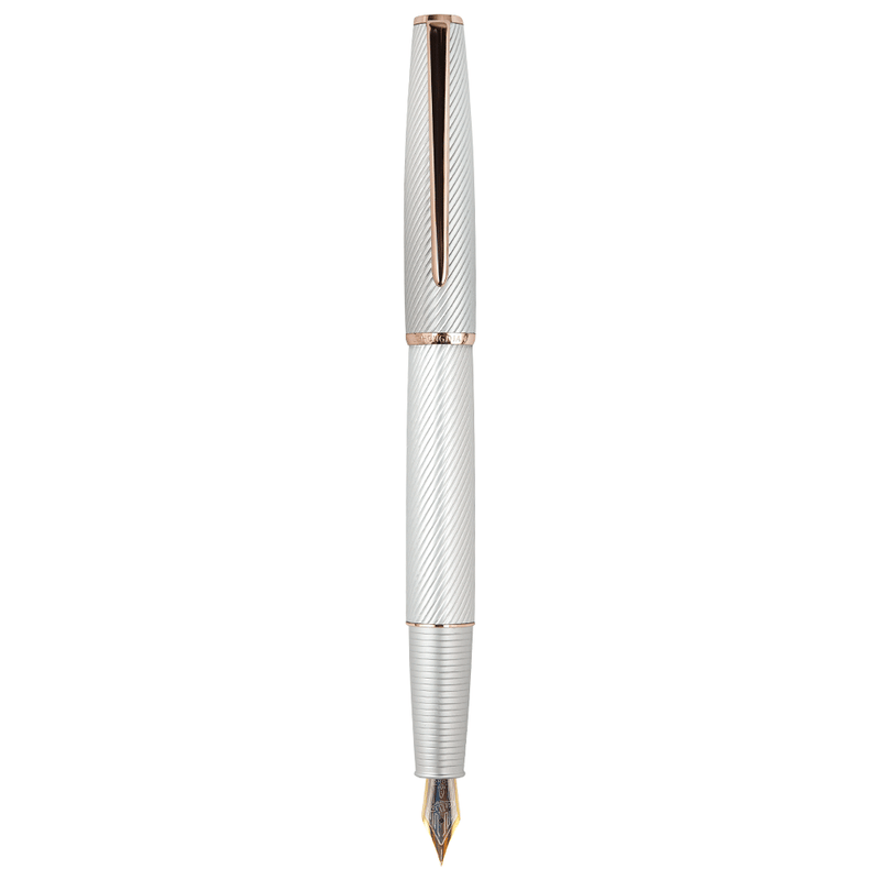 HONGDIAN A3 Meteor Series ROSE GOLD Fountain Pen with Posted Cap
