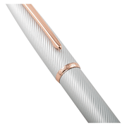 HONGDIAN A3 Meteor Series ROSE GOLD Fountain Pen Cap and Barrel Close Up View 