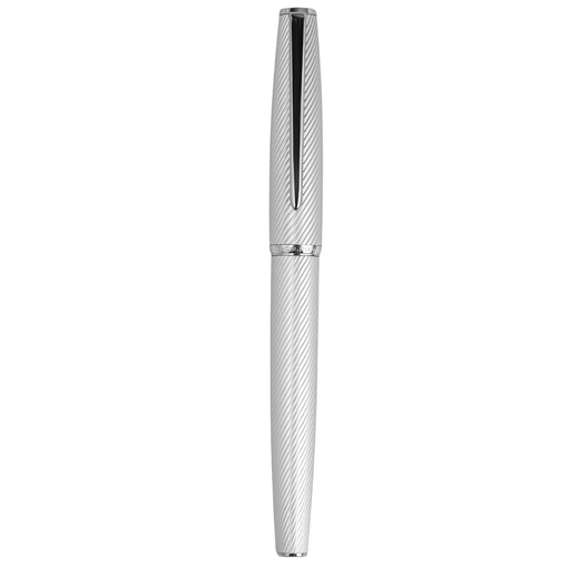 HONGDIAN A3 Meteor Series SILVER Fountain Pen with Closed Cap

