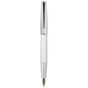 HONGDIAN A3 Meteor Series SILVER Fountain Pen with Posted Cap
