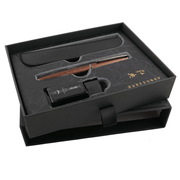 HONGDIAN A3 Taoyuan Wonderland Series BROWN Fountain Pen Displayed in Open Gift Box
