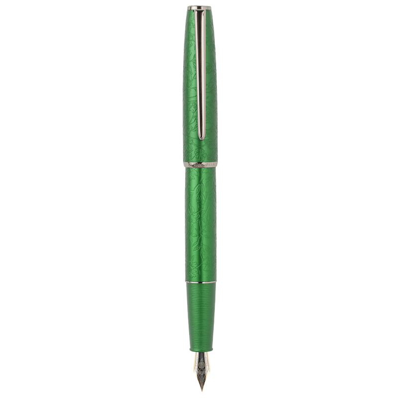 HONGDIAN A3 Taoyuan Wonderland Series GREEN Fountain Pen with Posted Cap
