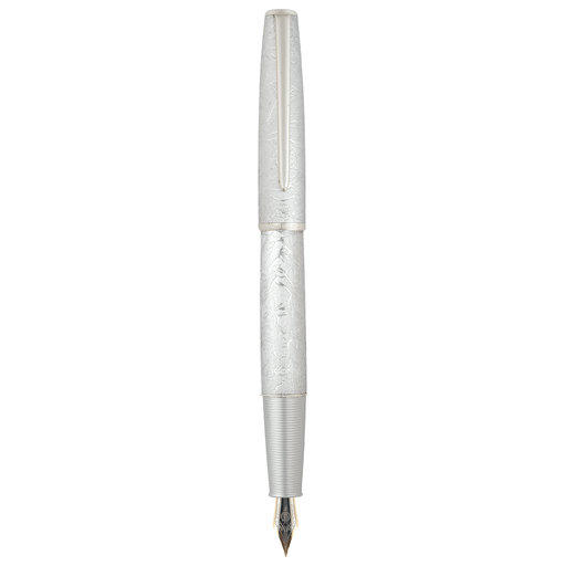 HONGDIAN A3 Taoyuan Wonderland Series SILVER Fountain Pen with Posted Cap
