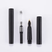 HONGDIAN H1 BLACK Fountain Pen Cap , Barrel , Nib , Converter Display
