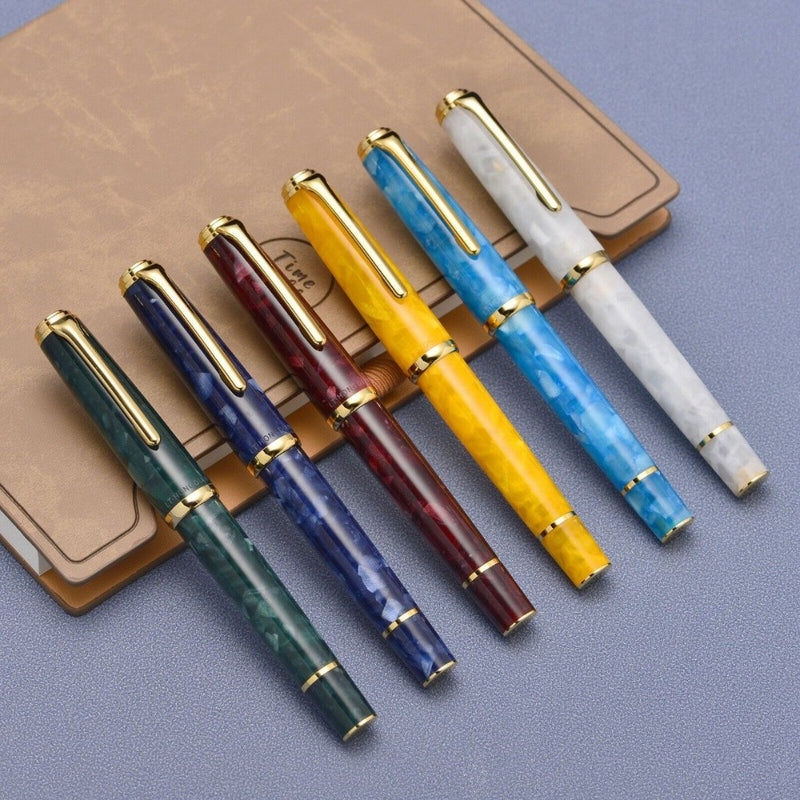 HONGDIAN N1 Multi Colour Fountain Pen Displayed  
