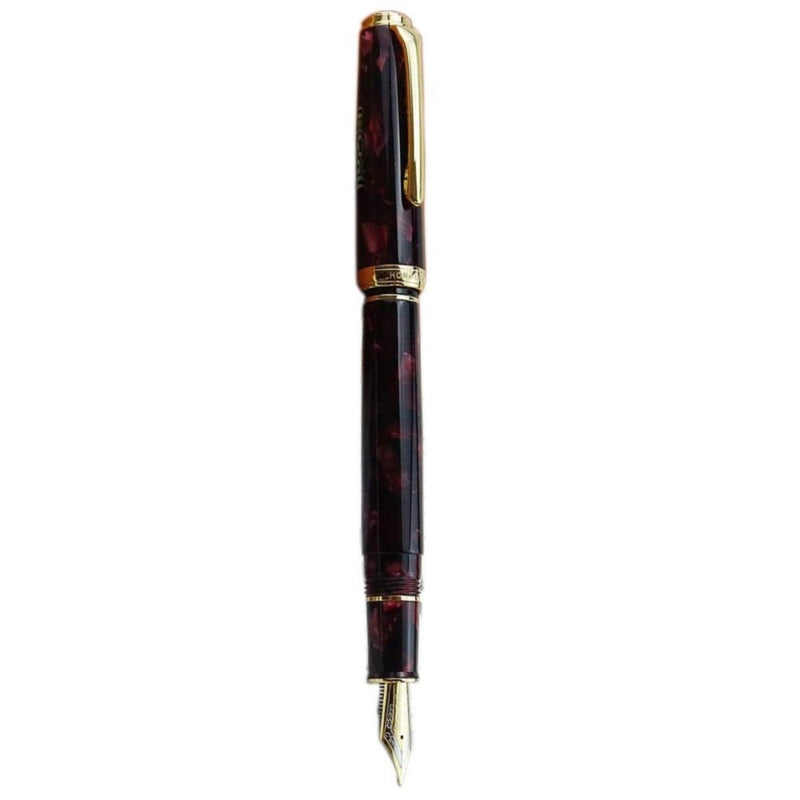 HONGDIAN N1 RED Fountain Pen with Posted Cap
