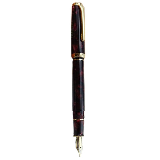 HONGDIAN N1 RED Fountain Pen with Posted Cap

