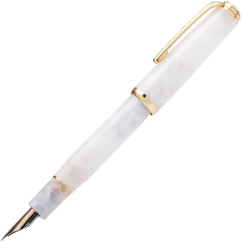 HONGDIAN N1 WHITE Fountain Pen Posted Cap
