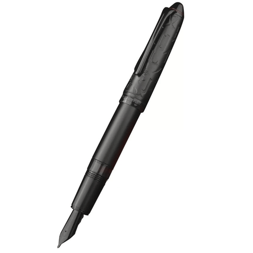 HONGDIAN N6 Piston Series Black Fountain Pen with Posted Cap
