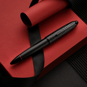 HONGDIAN N6 Piston Series Black Fountain Pen Gift Set in Presentation Box
