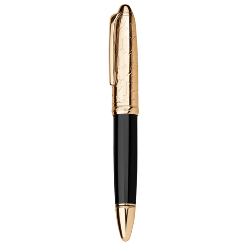 HONGDIAN N6 Piston Series Gold Fountain Pen with Closed Cap
