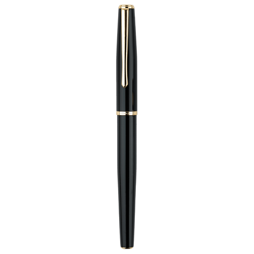 HONGDIAN 320 Black Gold Rollerball Pen with Closed Cap
