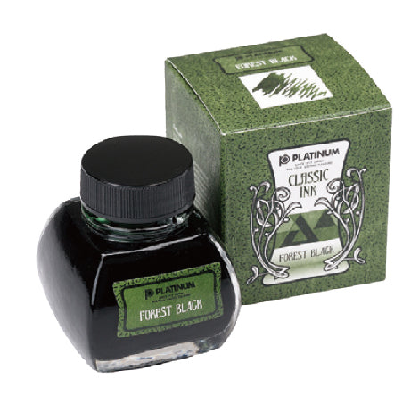 PLATINUM, Classic Ink Bottle - FOREST BLACK 