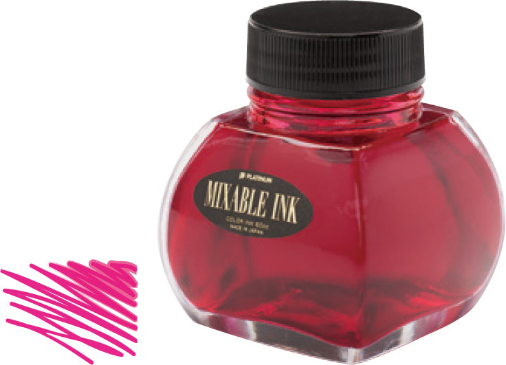 PLATINUM, Mixable Ink Bottle - CYCLAMEN PINK 60ml 2