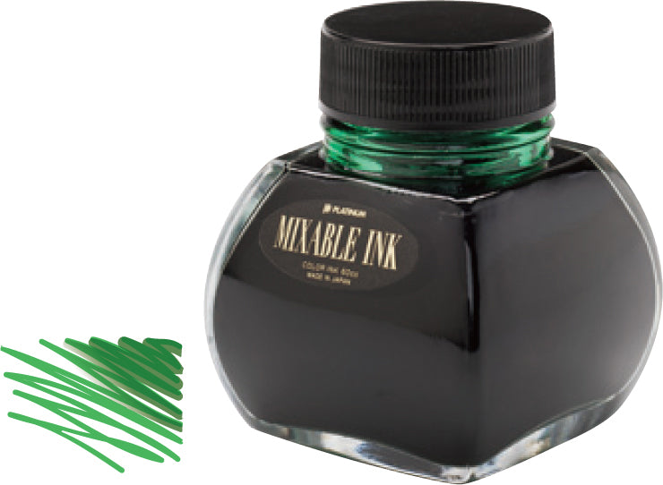 PLATINUM, Mixable Ink Bottle - LEAF GREEN 60ml 1
