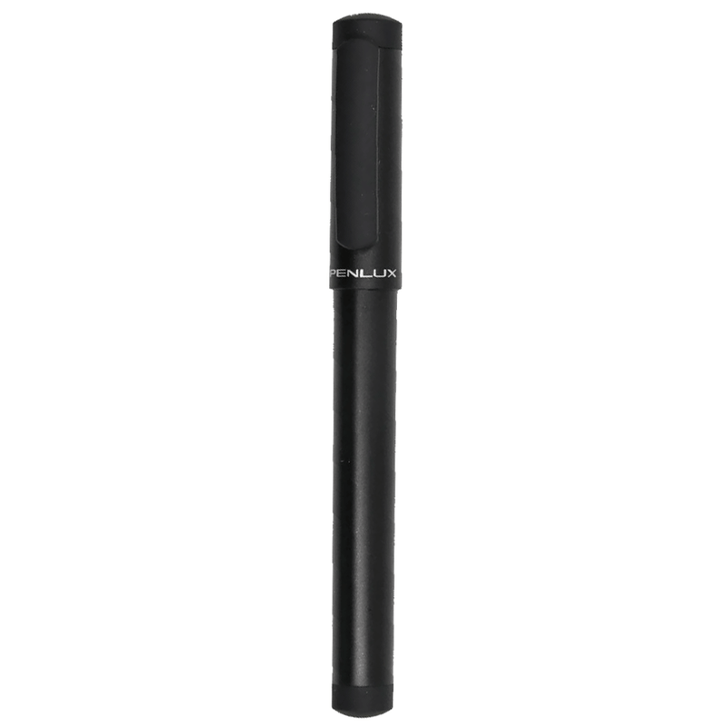 PENLUX, Fountain Pen - JUNIOR METALLIC BLACK.