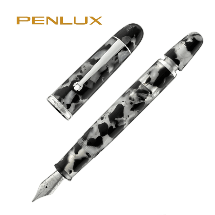 PENLUX, Fountain Pen - MASTERPIECE GRANDE KOI BLACK & WHITE.